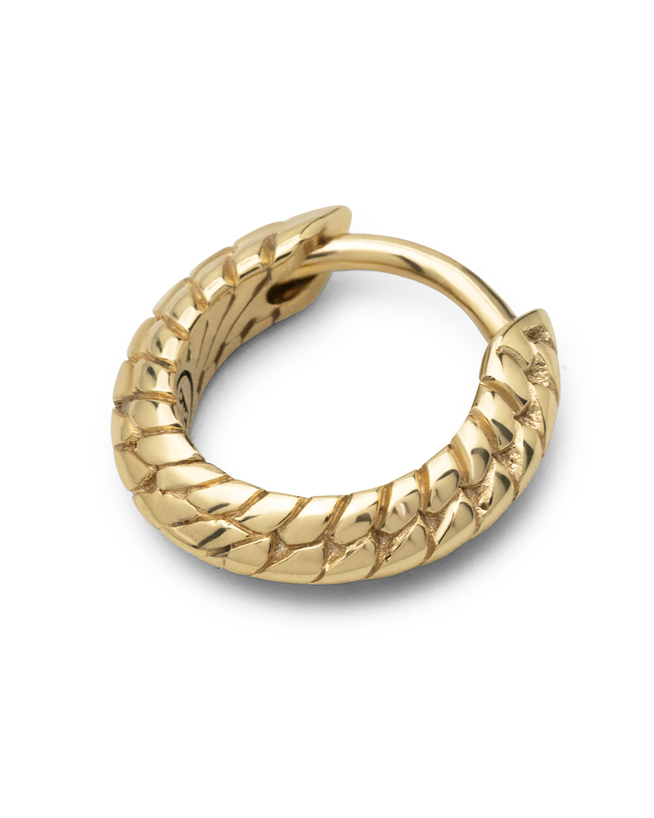 Oorring Ben gold plated enkel stuk - 068GV