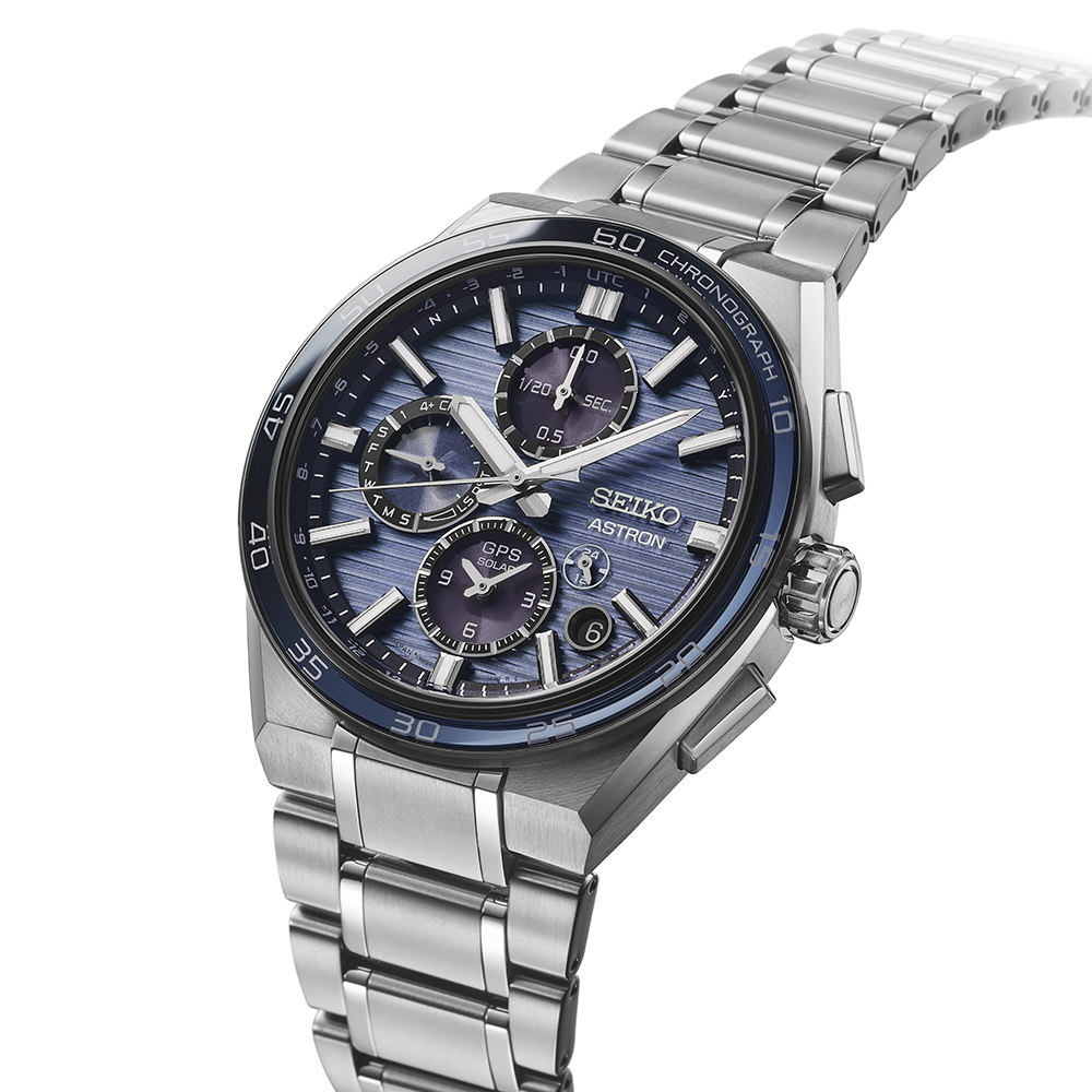 Herenhorloge Astron GPS Solar Titanium Blauw - SSH175J1 Herenhorloge Astron GPS Solar Titanium Blauw - SSH175J1
