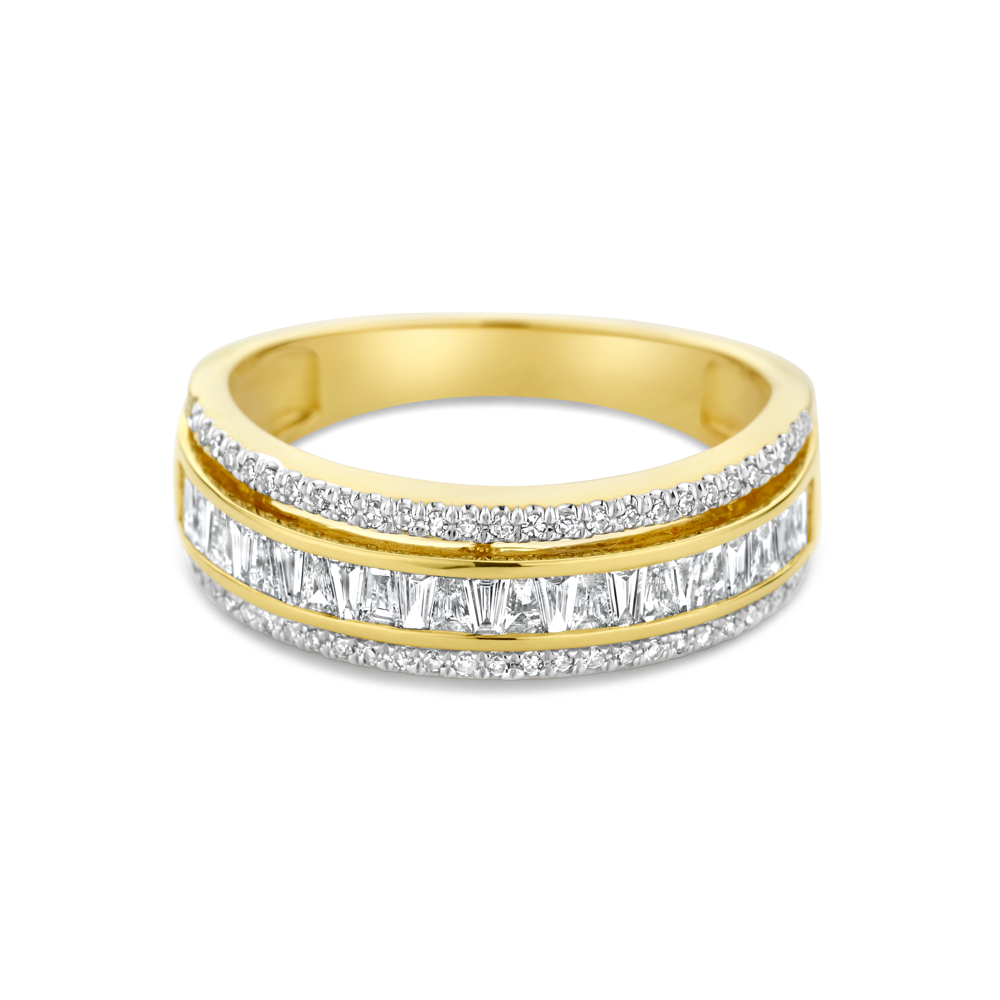 Geelgouden ring met diamant R479-RR120078ADI-81-Y