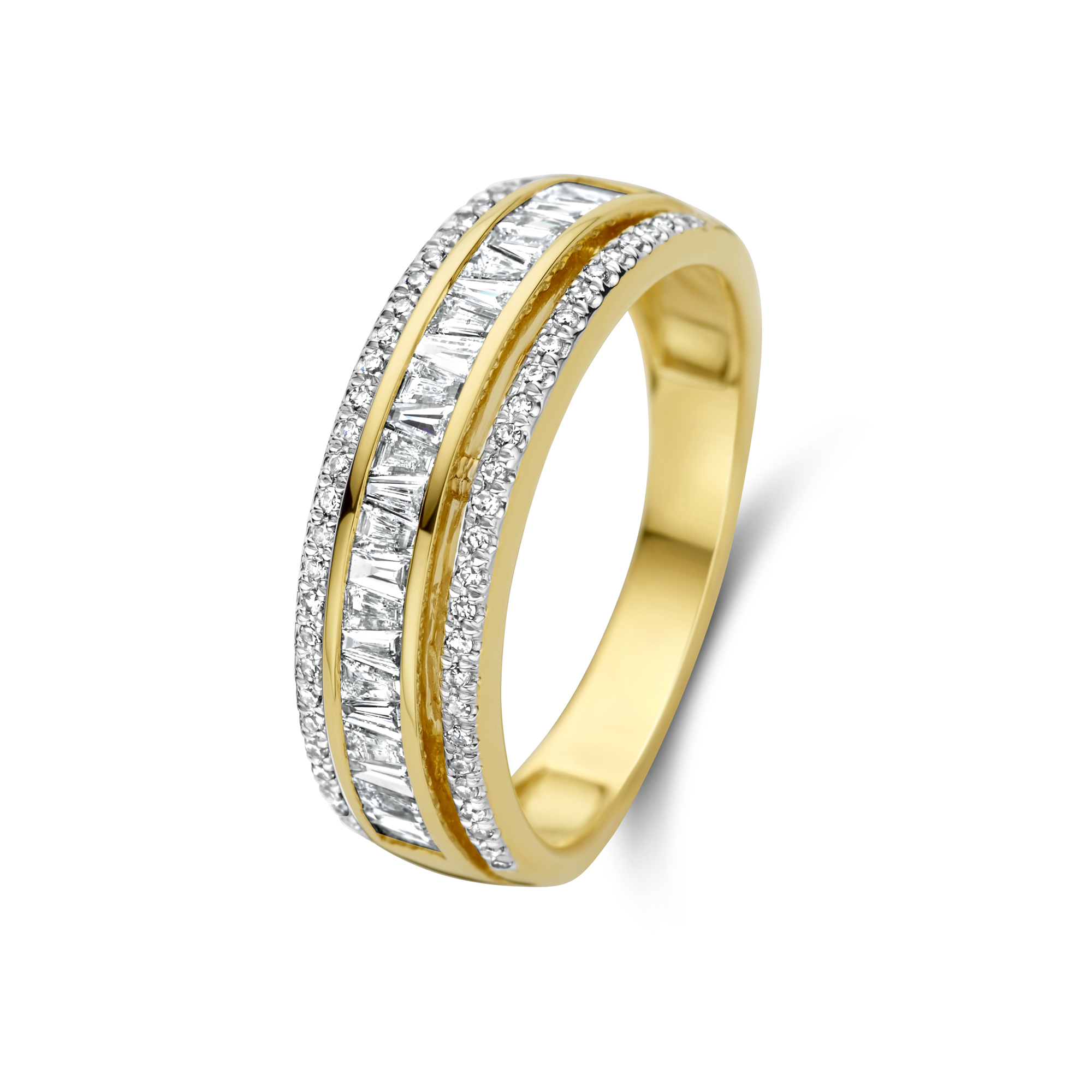 Geelgouden ring met diamant R479-RR120078ADI-81-Y
