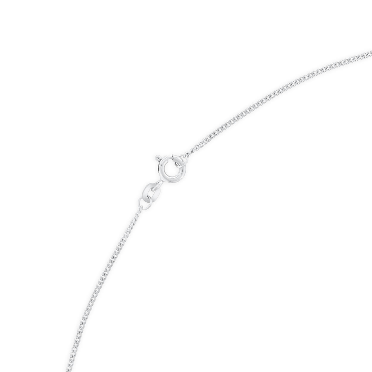 Witgouden schakelketting gourmet C094-CURB-45-1.2-W