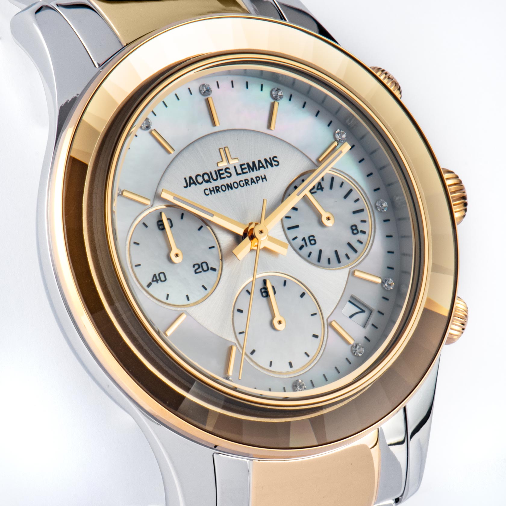 Dameshorloge Venice Chronograph Bicolor - 1-2151G