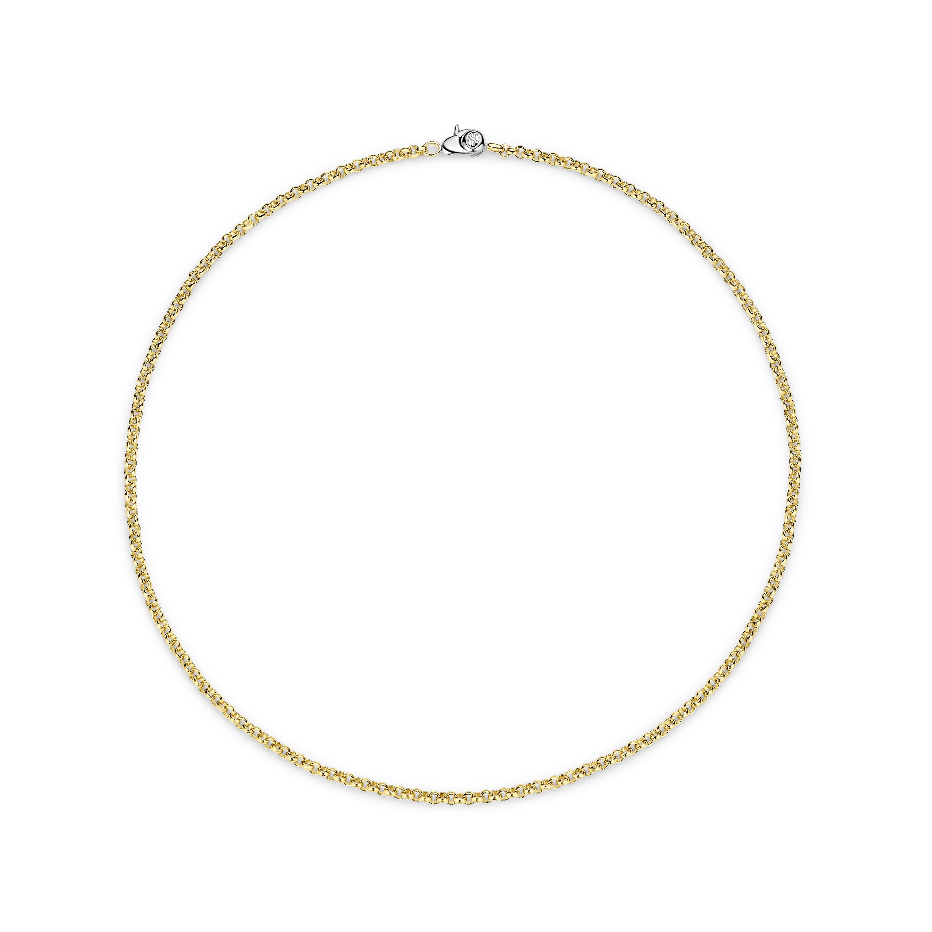 Schakelkettting gold plated - 34086SY