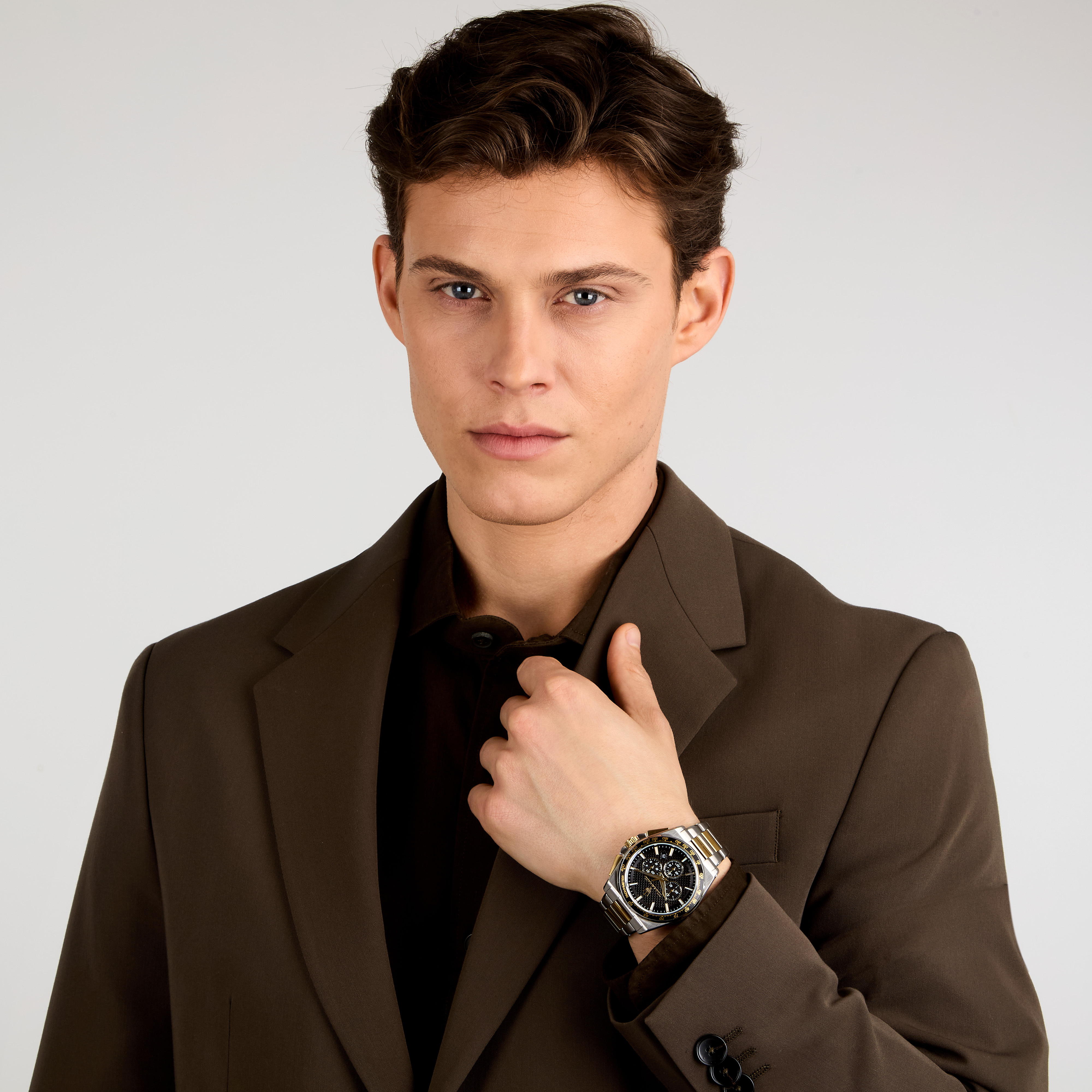 Herenhorloge Velocità Chronograph Bicolor Black - R8873652003