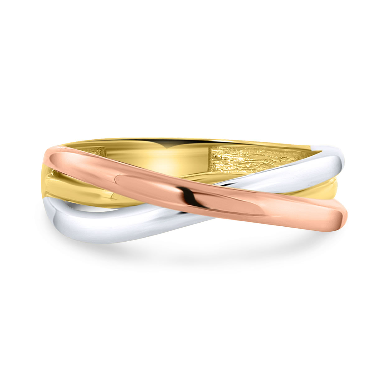 Tricolor ring XAR203554-TC-M